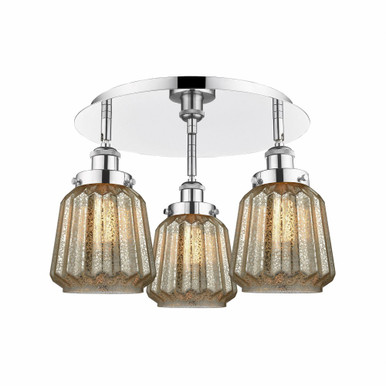 Chatham 3 Light 18.25 Inch Wide Flush Mount by Innovations - 916-3C-G14