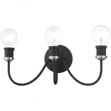 Lansdale 3 Light Vanity Light 19 Inch Wide by Livex - 16573