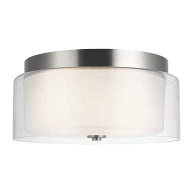 Elmwood Park 2 Light 14 Inch Wide Flush Mount by Generation - 7537302