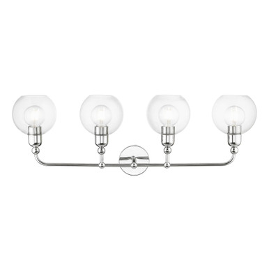 Downtown 4 Light Vanity Light by Livex - 16975