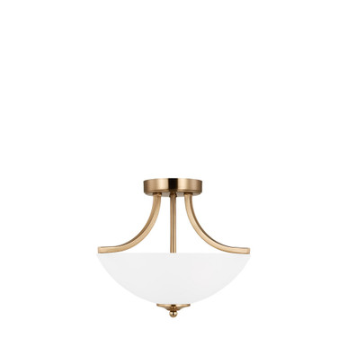 Geary 2 Light 13.88 Inch Wide Semi Flush Mount by Generation - 77165023-12381388