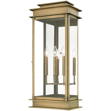 Princeton 3 Light Outdoor Wall Lantern by Livex - 20208