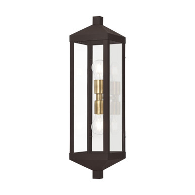 Nyack 2 Light Outdoor Wall Lantern by Livex - 20583