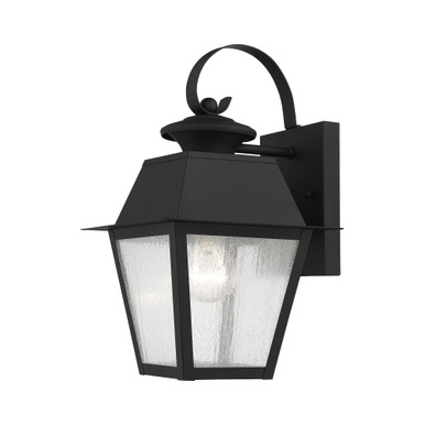 Mansfield 1 Light Outdoor Wall Lantern 12.5 Inch Tall by Livex - 2162