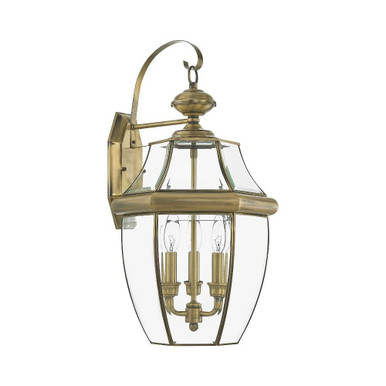 Monterey 3 Light Outdoor Wall Lantern by Livex - 2351
