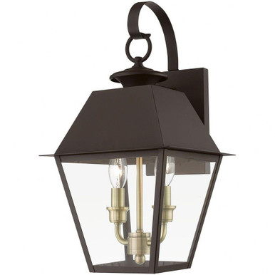 Wentworth 2 Light Outdoor Wall Lantern by Livex - 27215