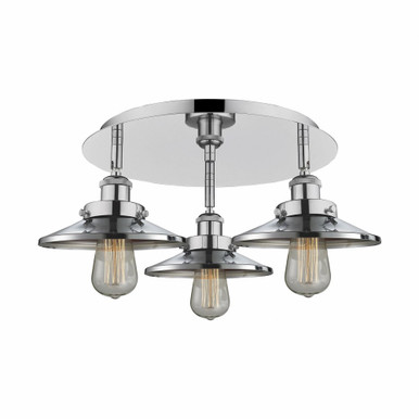 Ballston Urban 3 Light 19.75 Inch Wide Flush Mount by Innovations - 916-3C-M1-M7