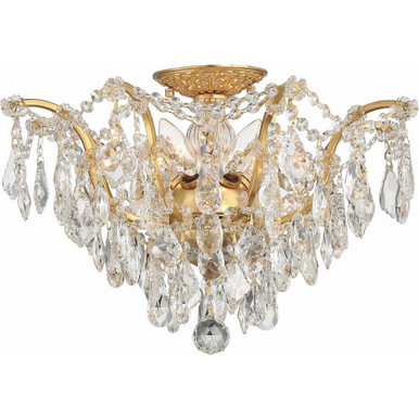 Filmore 5 Light 19 Inch Wide Flush Mount by Crystorama - 4457