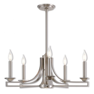 Trumbull 5 Light Medium Chandelier by Livex - 40055