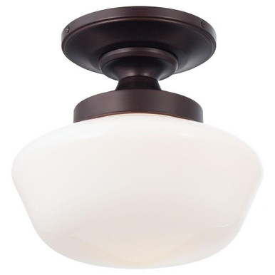 1 Light 12 Inch Wide Semi Flush Mount by Minka Lavery - 2255