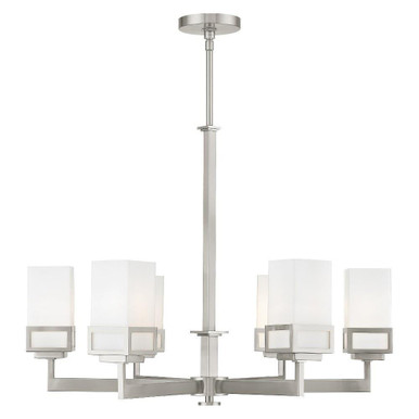 Harding 6 Light Large Chandelier by Livex - 40196H