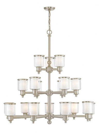 Middlebush 8 Light Small Linear Chandelier by Livex - 40208