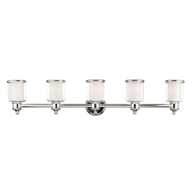 Middlebush 5 Light Vanity Light by Livex - 40215