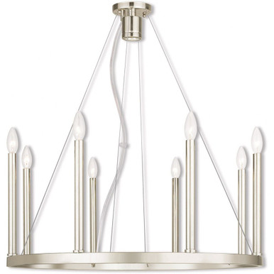 Alpine 9 Light Large Chandelier by Livex - 40247