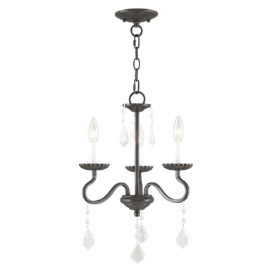 Callisto 3 Light Small Chandelier by Livex - 40773