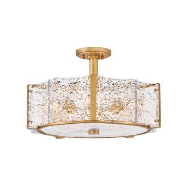 Florian 25W 5 LED Medium SemiFlush Mount 20.2 Inch Wide by Fredrick Ramond  - FR41603