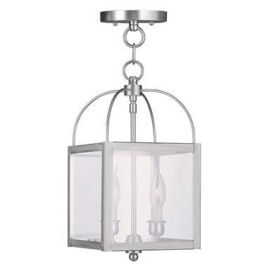 Milford 5 Light Small Hanging Lantern by Livex - 4038-07