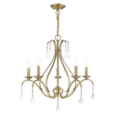 Caterina 5 Light Medium Chandelier by Livex - 40845