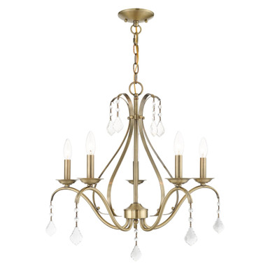 Caterina 5 Light Medium Chandelier by Livex - 40845