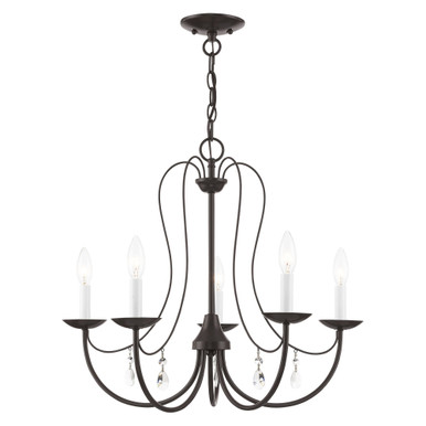 Mirabella 5 Light Medium Chandelier by Livex - 40865