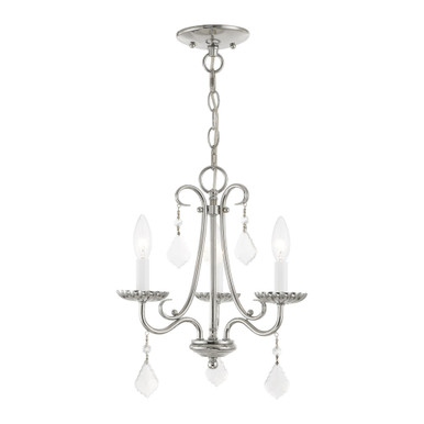 Daphne 3 Light Mini Chandelier by Livex - 40873