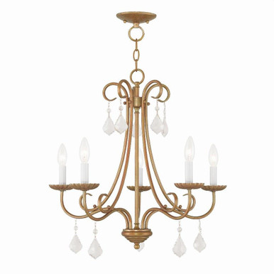 Daphne 5 Light Medium Chandelier by Livex - 40875