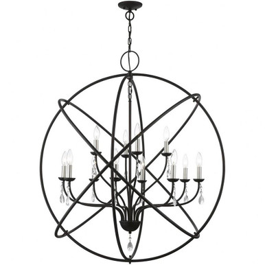 Aria 12 Light Oversized Foyer Chandelier by Livex - 40909