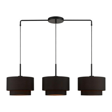 Sentosa 3 Light Large Linear Chandelier by Livex - 45617-04