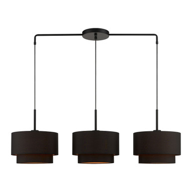 Sentosa 3 Light Large Linear Chandelier by Livex - 45617-04