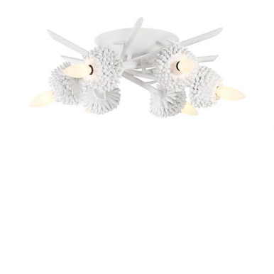 North Fork By Robin Baron 6 Light Inch Wide Flush Mount by Minka Lavery - 5904-655