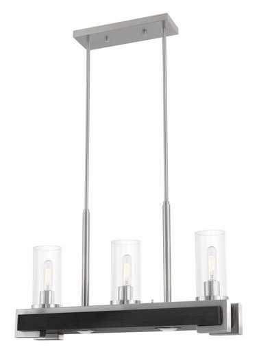 Buttonwood 3 Up Light Linear Chandelier by Livex - 41073