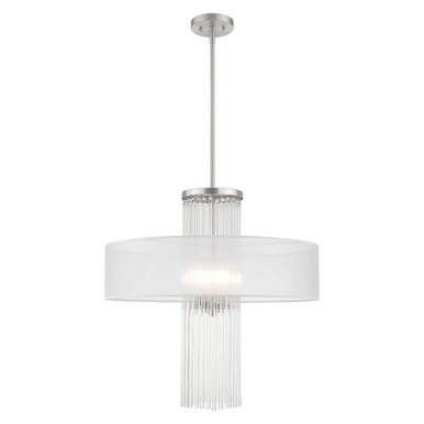 Alexis 4 Light Medium Chandelier by Livex - 41142