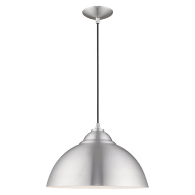 Metal Shade 1 Light Small Chandelier by Livex 41180 - 41180
