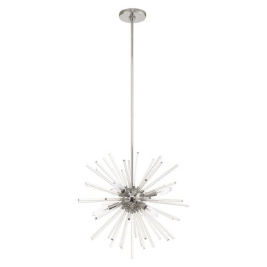 Utopia 6 Light Small Chandelier by Livex - 41254