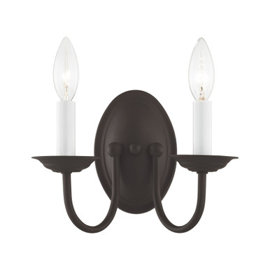 Home Basics 2 Light Wall Sconce by Livex - 4152
