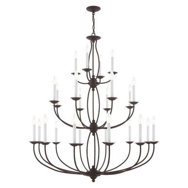 Home Basics 24 Light Oversized Chandelier by Livex - 4180