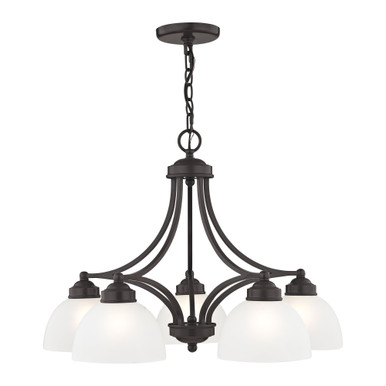 Somerset 5 Light Medium Chandelier by Livex - 4225