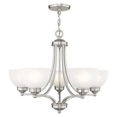 Somerset 5 Up Light Medium Chandelier by Livex - 4215-91