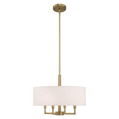 Meridian 4 Light Small Chandelier by Livex - 42604