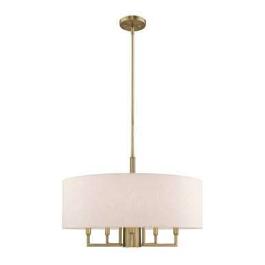 Meridian 5 Light Medium Chandelier by Livex - 42605