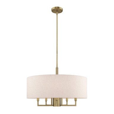 Meridian 5 Light Medium Chandelier by Livex - 42605