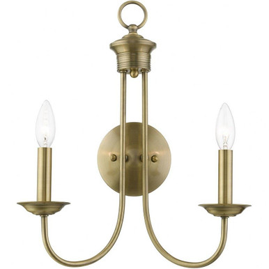 Estate 2 Light Wall Sconce by Livex - 42682