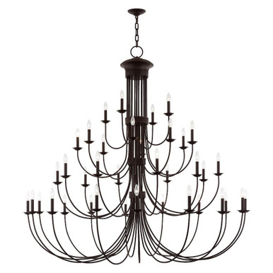 Estate 38 Light Oversized Chandelier by Livex - 42689
