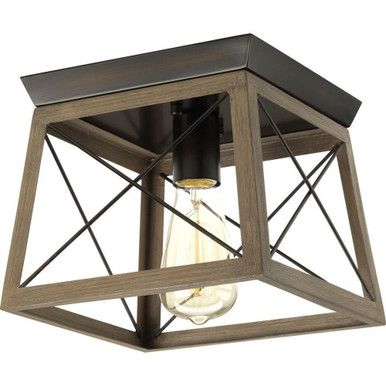 Briarwood 1 Light 9.5 Inch Wide Flush Mount by Progress - P350022