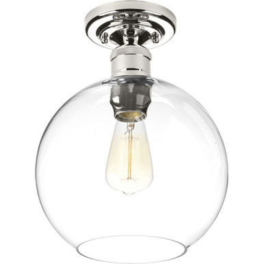 Hansford 1 Light 10 Inch Wide Semi Flush Mount by Progress - P350046