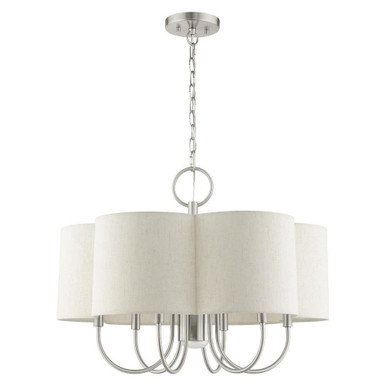 Solstice 7 Light Medium Chandelier by Livex - 45807