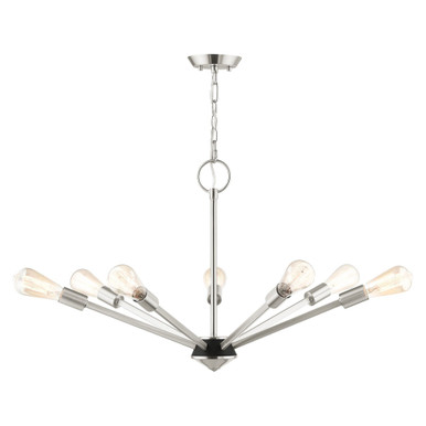 Prague 7 Light Large Chandelier by Livex - 45837