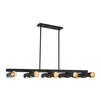 Novato 10 Light Medium Linear Chandelier by Livex - 45898