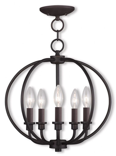 Clairmont 5 Light Medium Chandelier by Livex - 46065