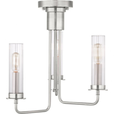 Rainey 3 Light 18 Inch Wide Semi Flush Mount by Progress - P350122